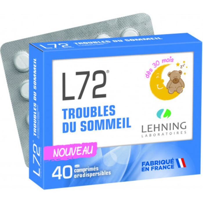 Photo de L72, comprimé orodispersible Laboratoire lehning L72, comprimé orodispersible Laboratoire lehning-231477