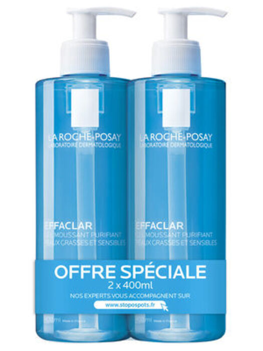 Photo de La roche posay effaclar gel moussant - lot de 2 x La roche posay La roche posay effaclar gel moussant - lot de 2 x La roche posay-123738