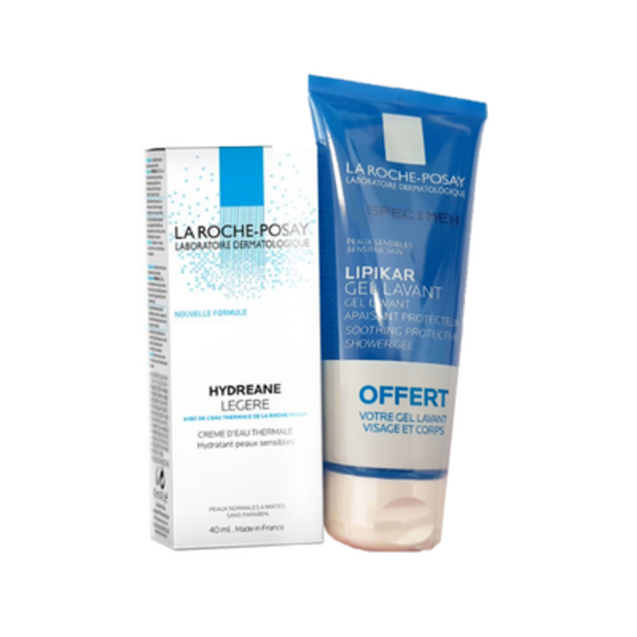 Photo de La roche posay hydreane légère 40ml + gel lavant lipikar 100ml offert La roche-posay La roche posay hydreane légère 40ml + gel lavant lipikar 100ml offert La roche-posay-205826