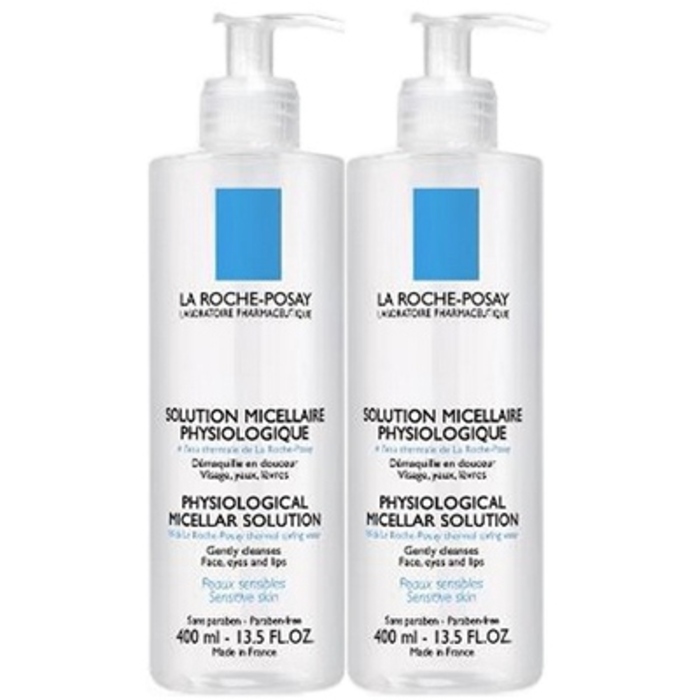 Photo de La roche posay solution micellaire physiologique - 2x400ml La roche posay La roche posay solution micellaire physiologique - 2x400ml La roche posay-201293