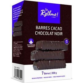 La rythmo barres cacao chocolat noir 7 barres - ysonut -221743