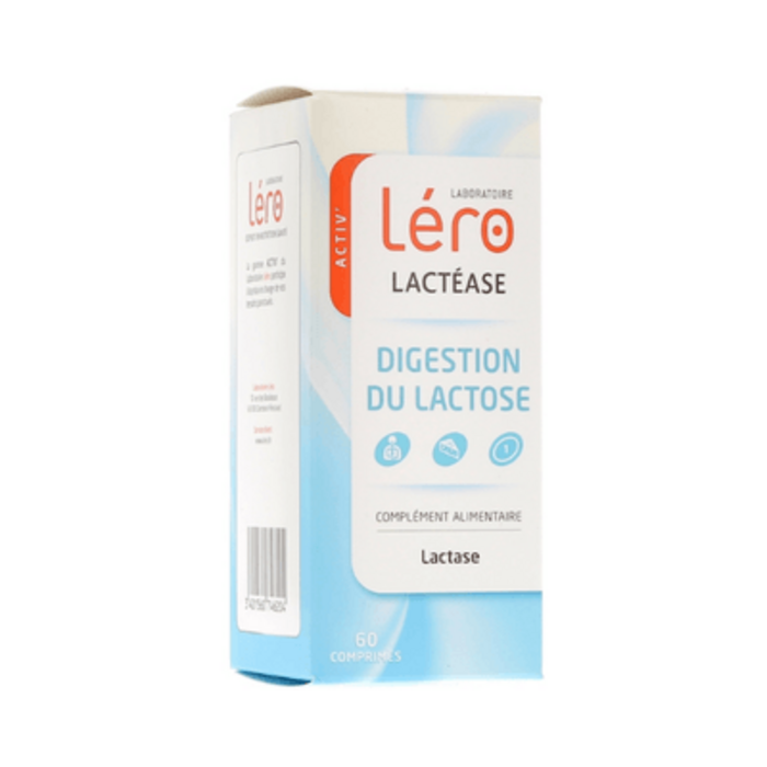 Photo de Lactéase digestion du lactose 60 comprimes Lero Lactéase digestion du lactose 60 comprimes Lero-211065