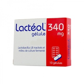Lacteol 340mg - 10 gelules - aptalis pharma -192812