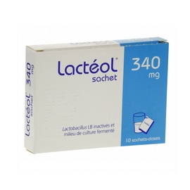 Lacteol 340mg - 10 sachets - 800.0 mg - aptalis pharma -194103