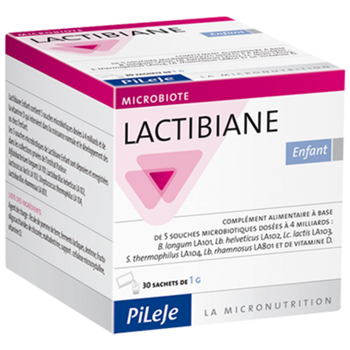 Photo de Lactibiane enfant - 30 sachets Pileje Lactibiane enfant - 30 sachets Pileje-147969
