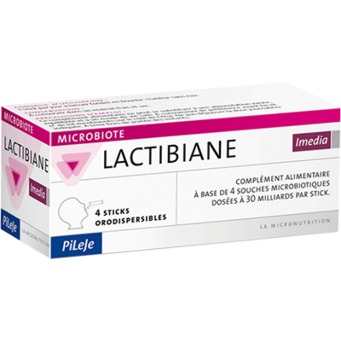Photo de Lactibiane imedia 4 sticks Pileje Lactibiane imedia 4 sticks Pileje-203285
