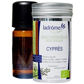 Ladrome bio huile essentielle de cyprès - 10.0 ml - huiles essentielles - ladrôme -7649