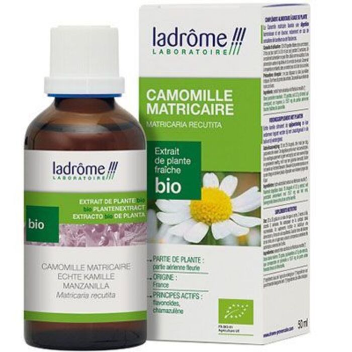 Photo de Ladrome extrait de plante fraîche bio camomille matricaire Ladrôme Ladrome extrait de plante fraîche bio camomille matricaire Ladrôme-7834