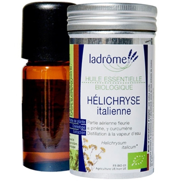Photo de Ladrome huile essentielle d'hélichryse italienne Ladrôme Ladrome huile essentielle d'hélichryse italienne Ladrôme-7659
