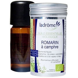 Ladrome huile essentielle de romarin à camphre - 10.0 ml - huiles essentielles - ladrôme -7677