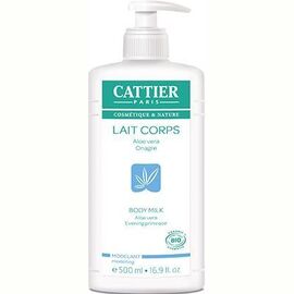 Lait Corps Modelant Aloe Vera Onagre Bio - 500.0 ml - Lait corps hydratant - Cattier Une peau plus ferme, plus souple, plus douce-1528