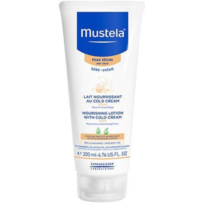 Photo de Lait nourrissant au cold cream - 200ml Mustela Lait nourrissant au cold cream - 200ml Mustela-194707