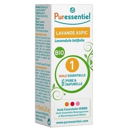 Lavande aspic BIO* - 10.0 ml - huiles essentielles - hebbd - Puressentiel -125945