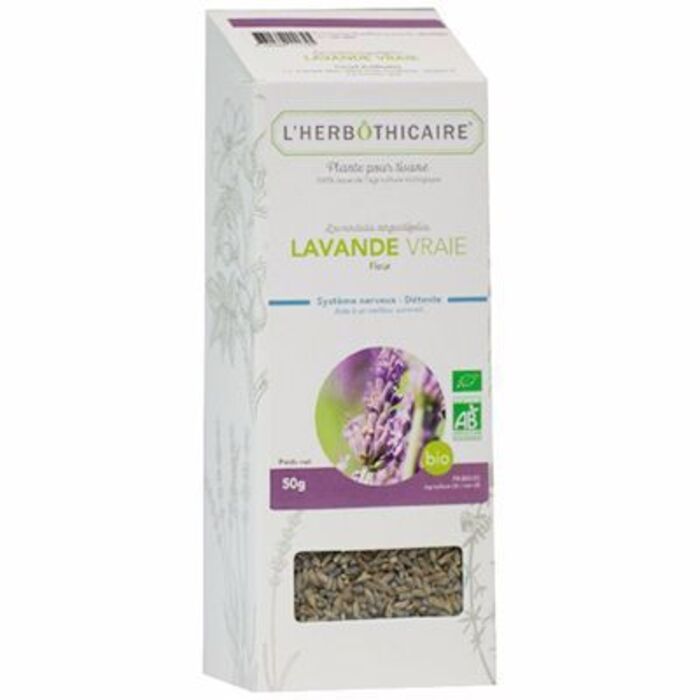 Photo de Lavande vraie fleur bio 50g L'herbothicaire Lavande vraie fleur bio 50g L'herbothicaire-216825