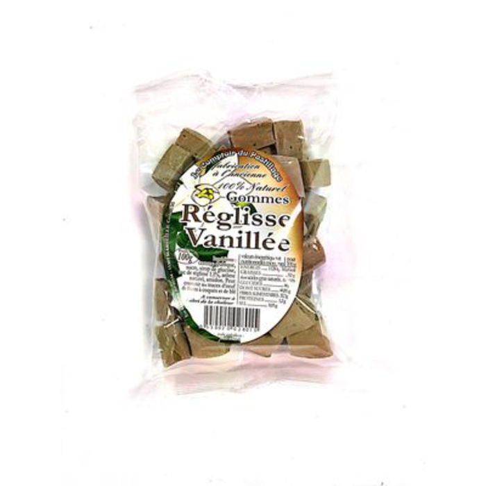 Photo de Le comptoir du pastillage gommes réglisse vanillée 100g Le comptoir du pastillage Le comptoir du pastillage gommes réglisse vanillée 100g Le comptoir du pastillage-221767