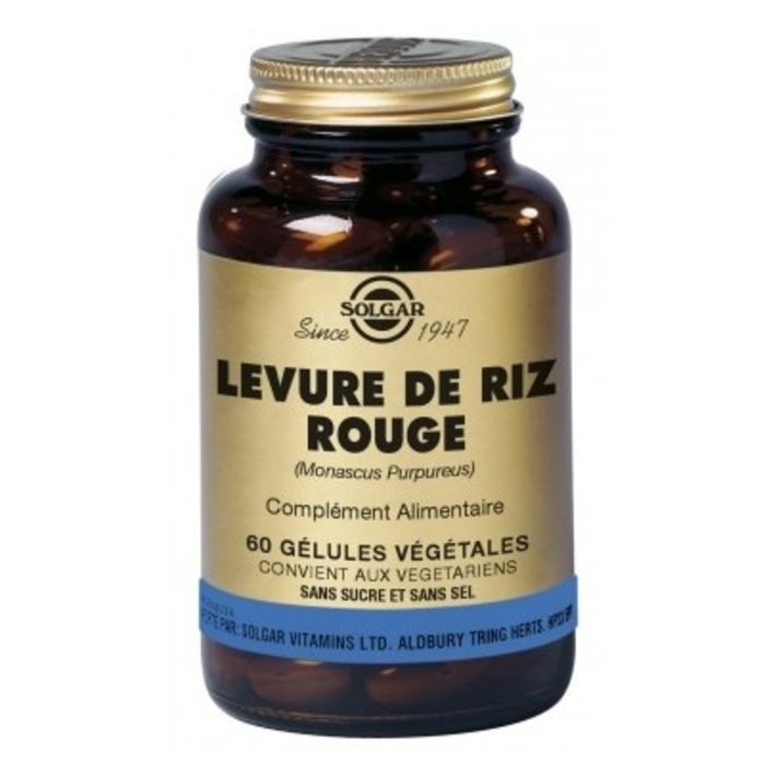 Photo de Levure de riz rouge Solgar Levure de riz rouge Solgar-140980