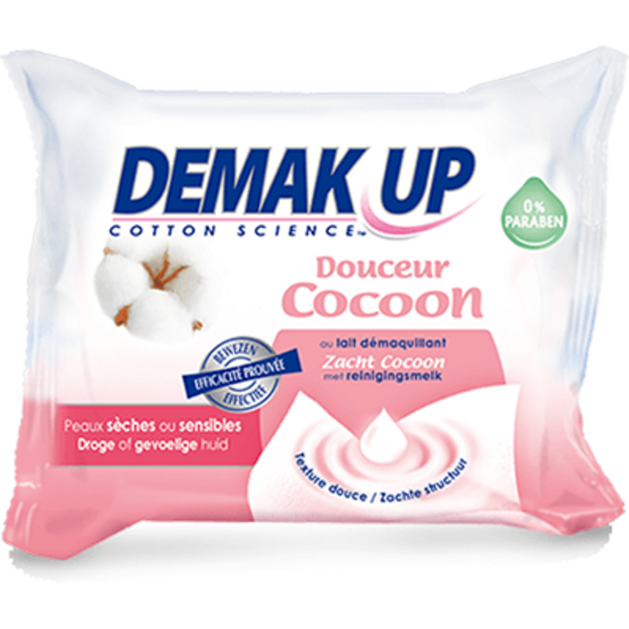 Photo de Lingettes démaquillantes douceur coton x25 Demak up Lingettes démaquillantes douceur coton x25 Demak up-220770