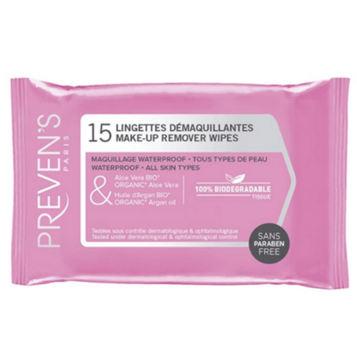 Photo de Lingettes démaquillantes x15 Preven's Lingettes démaquillantes x15 Preven's-196856
