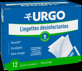 - lingettes désinfectantes - antiseptiques - urgo -230336