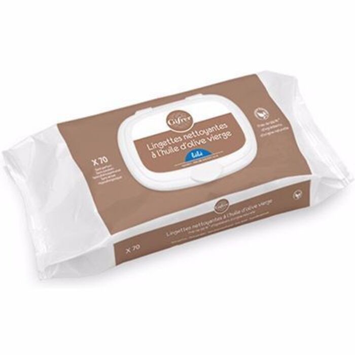 Photo de Lingettes nettoyantes à l'huile d'olive vierge x70 + 14 offertes Gifrer Lingettes nettoyantes à l'huile d'olive vierge x70 + 14 offertes Gifrer-216080