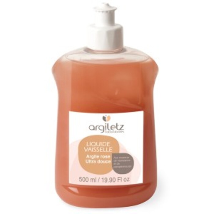 Liquide vaisselle mandarine / pamplemousse à l'argile rose -... Argiletz-133490