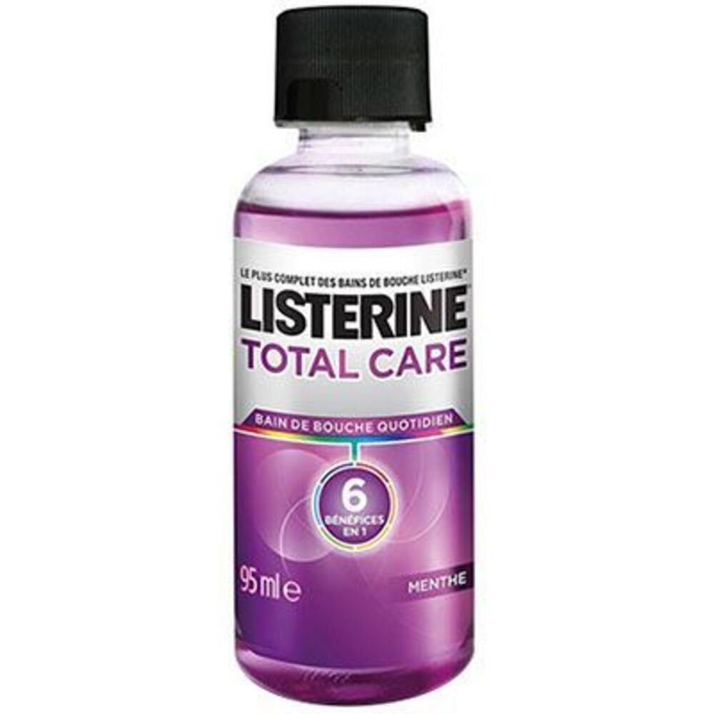 Photo de Listerine bain de bouche anti-bactérien total care 95ml Listérine Listerine bain de bouche anti-bactérien total care 95ml Listérine-221433