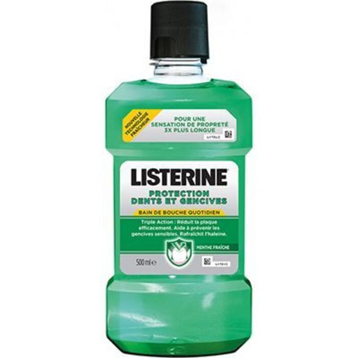 Photo de Listerine bain de bouche protection dents gencives 500ml Listérine Listerine bain de bouche protection dents gencives 500ml Listérine-221856