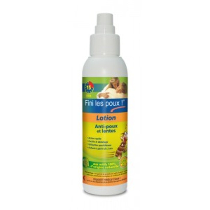 Photo de Lotion démélante anti-poux et lentes - flacon 125 ml Fini les poux Lotion démélante anti-poux et lentes - flacon 125 ml Fini les poux-135477