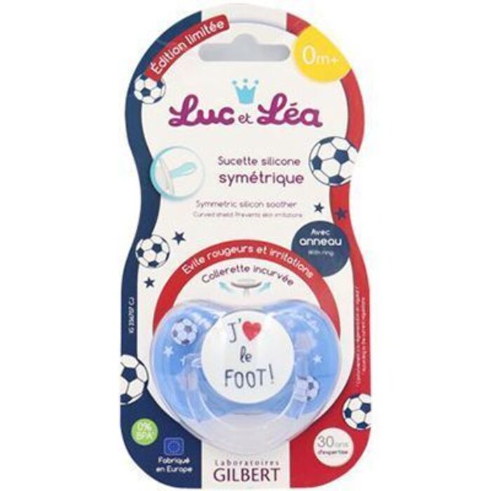 Photo de Luc et lea sucette silicone symétrique avec anneau foot 0-6m Luc et lea Luc et lea sucette silicone symétrique avec anneau foot 0-6m Luc et lea-221290
