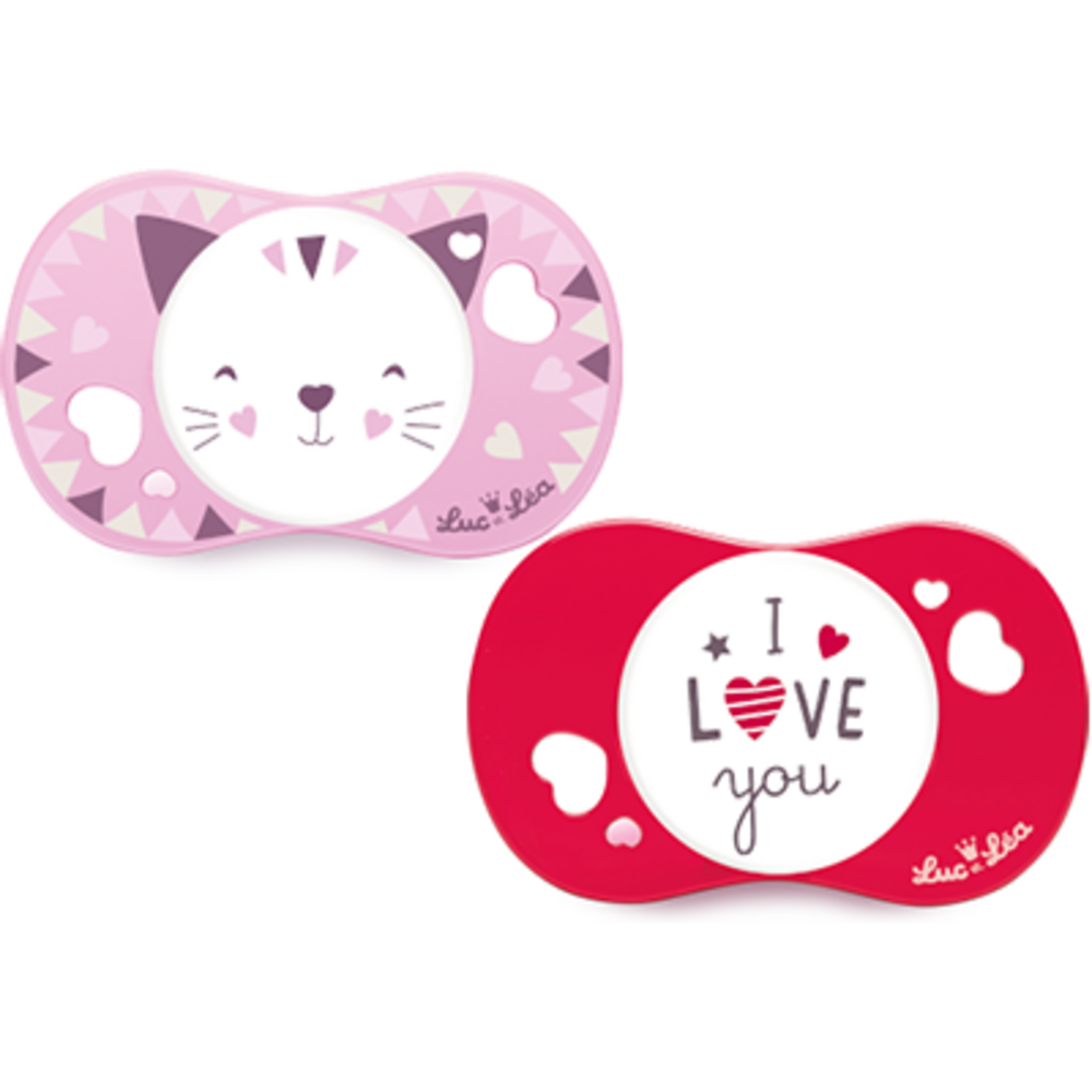 Photo de Luc et lea sucettes silicone 6mois+ i love you x2 Luc et lea Luc et lea sucettes silicone 6mois+ i love you x2 Luc et lea-223571
