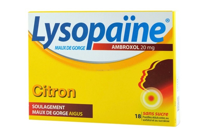 Lysopaine ambroxol citron - 18 pastilles Boehringer ingelheim-192603