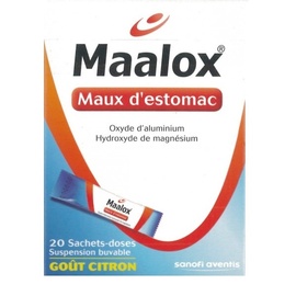MAALOX Maux d'estomac - 20 sachets - SANOFI -192770