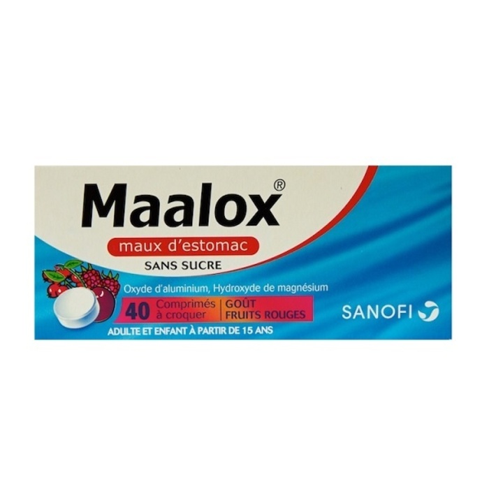 Photo de Maalox maux d'estomac sans sucre fruits rouges Sanofi Maalox maux d'estomac sans sucre fruits rouges Sanofi-192519