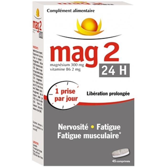 Mag 2 24h magnésium + vitamine b6 cooper Achat au meilleur prix