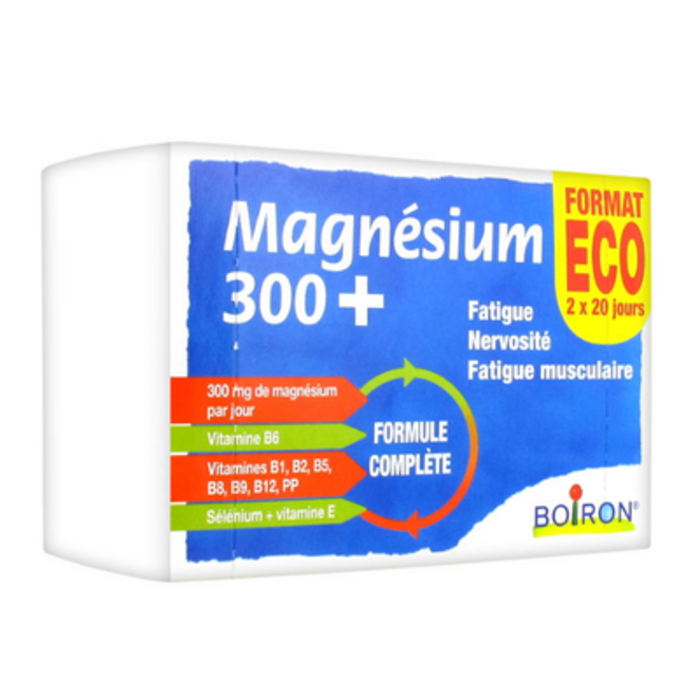Magnésium 300+  160 Comprimés  Boiron  Achat au meilleur prix