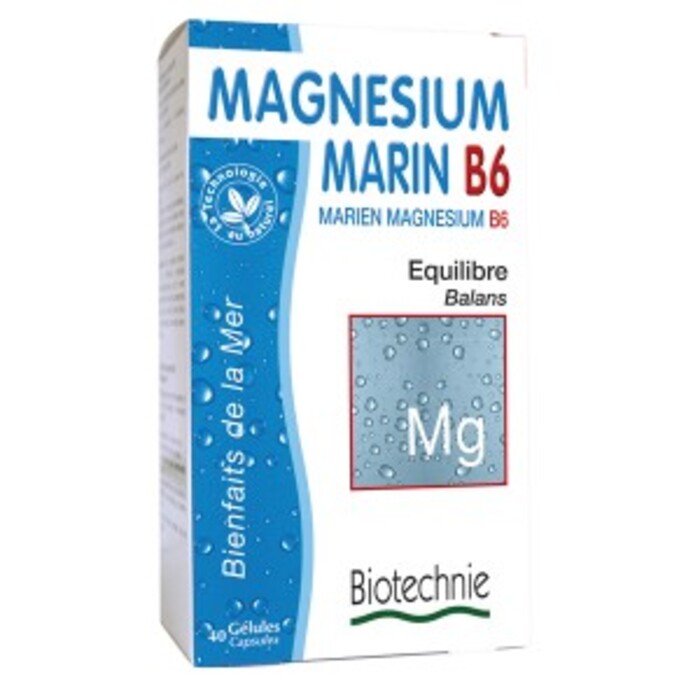Photo de Magnésium marin b6 Biotechnie Magnésium marin b6 Biotechnie-2786