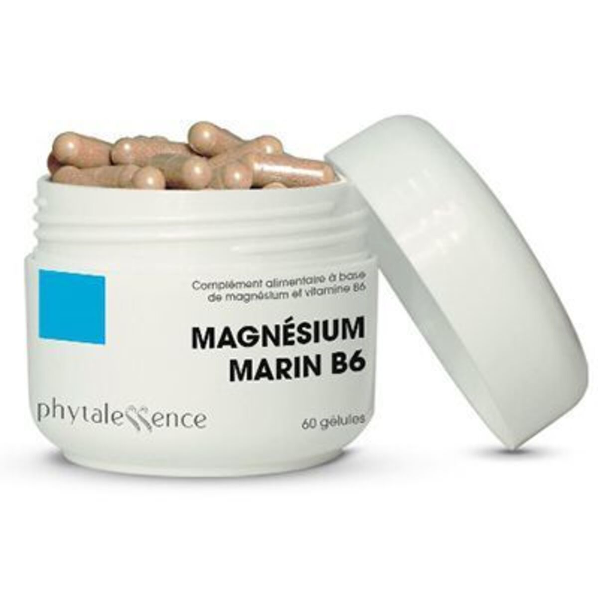 Magnésium Marin B6 60 gélules - PHYTALESSENCE - Achat au meilleur prix ...