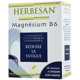 Magnesium marin + vit. b6 - 30 comprimés à croquer - 30.0 unités - bien - etre - herbesan -132410