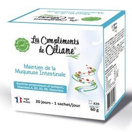 Maintien de la muqueuse intestinale - 20 sachets de 3 g - divers - Les Recettes de Celiane -189478