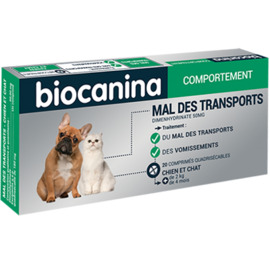 MAL DES TRANSPORTS - 20.0  - comportement - BIOCANINA -220417