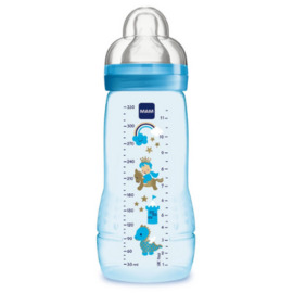 MAM Biberon +6mois 330ml Bleu - Mam -145101