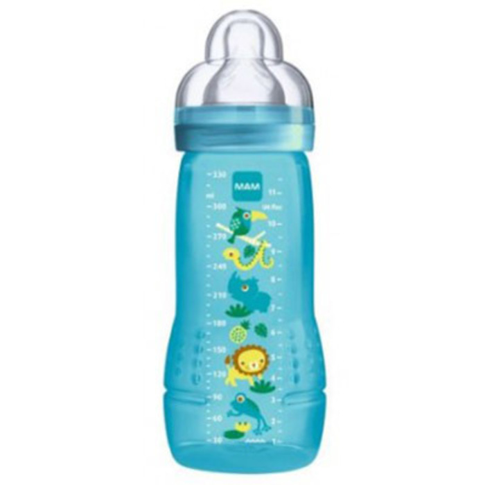 Photo de Mam biberon +6mois 330ml bleu Mam Mam biberon +6mois 330ml bleu Mam-219334