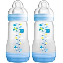 MAM Biberon Anti-colique 260ml x2 Bleu - Mam -143975