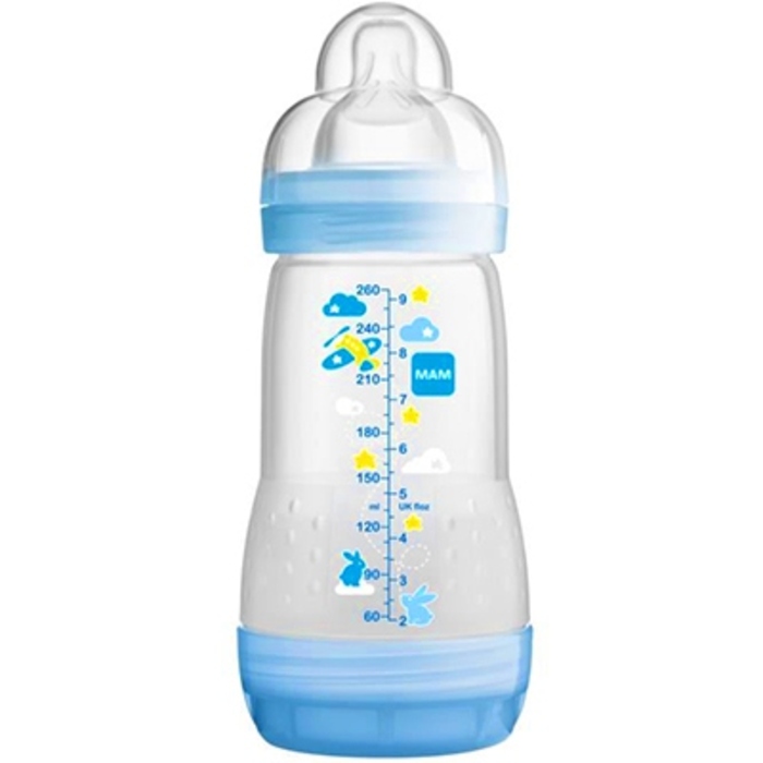 Photo de Mam biberon easy start anti-colique 260ml bleu Mam Mam biberon easy start anti-colique 260ml bleu Mam-145104