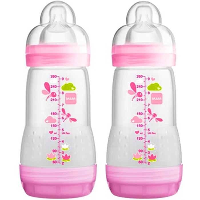 Photo de Mam biberon easy start anti-colique 260ml lot de 2 Mam Mam biberon easy start anti-colique 260ml lot de 2 Mam-143973