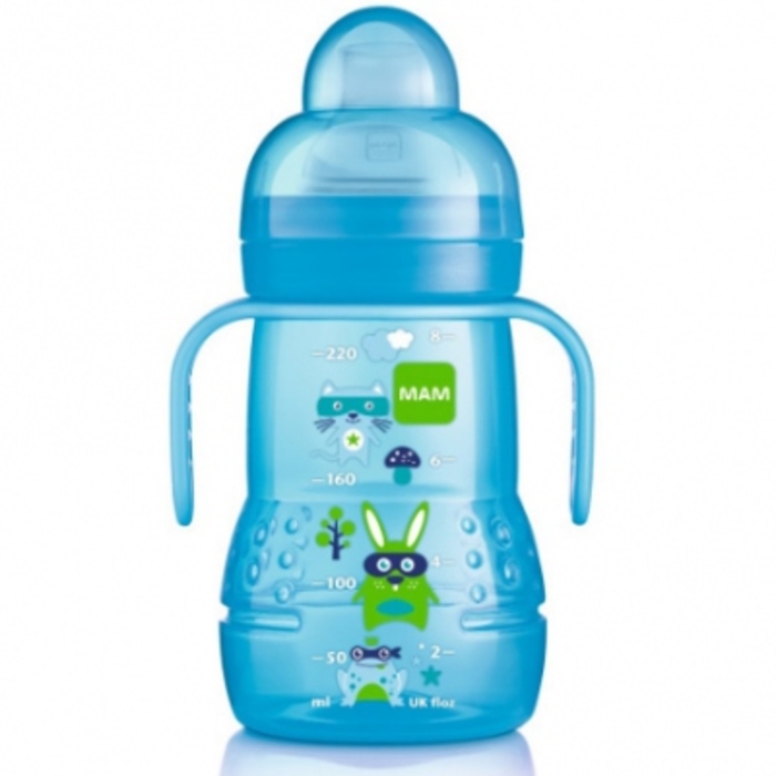 Photo de Mam biberon transition 220ml - bleu Mam Mam biberon transition 220ml - bleu Mam-202891