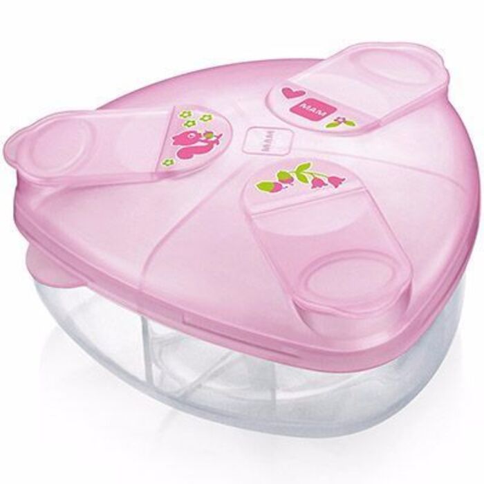 Photo de Mam boîte doseuse de lait rose Mam Mam boîte doseuse de lait rose Mam-215890
