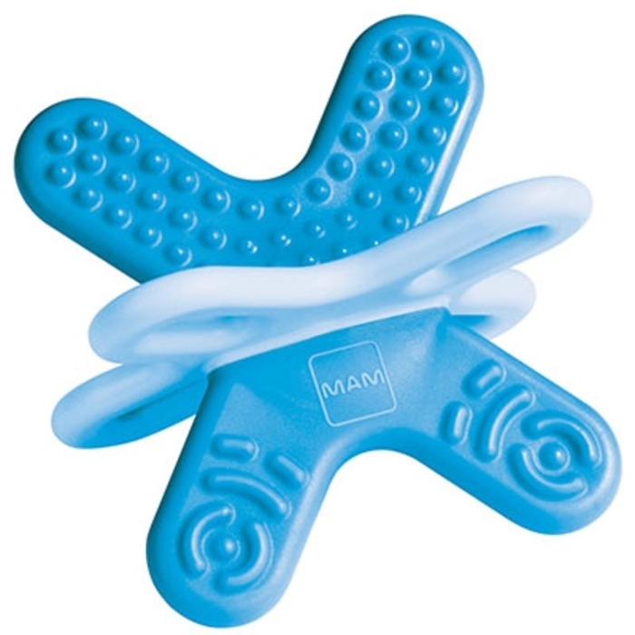 Photo de Mam mini anneau de dentition phase 2 - bleu Mam Mam mini anneau de dentition phase 2 - bleu Mam-199273