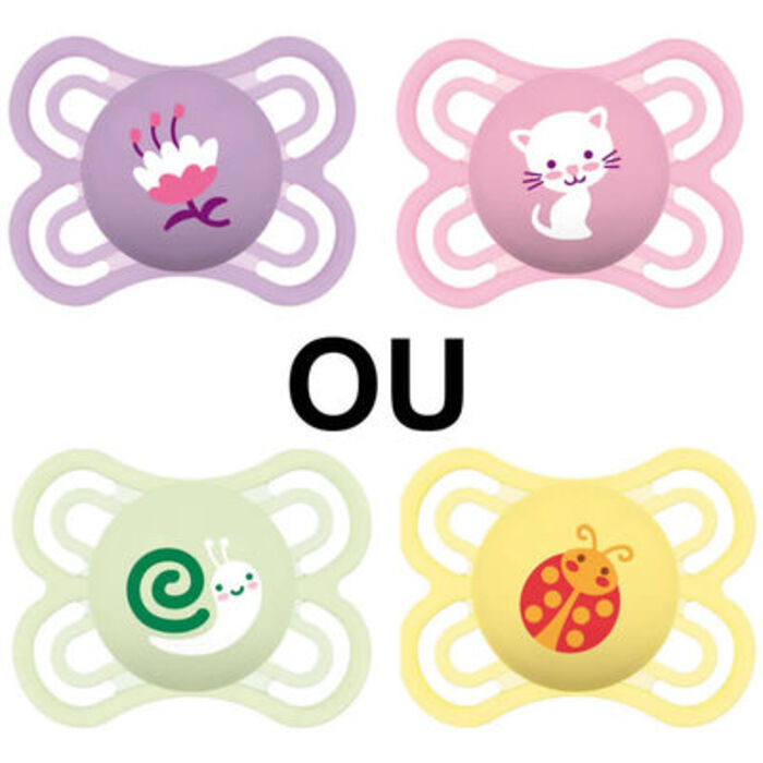 Photo de Mam sucette perfect 0-6mois rose jaune x2 Mam Mam sucette perfect 0-6mois rose jaune x2 Mam-219463