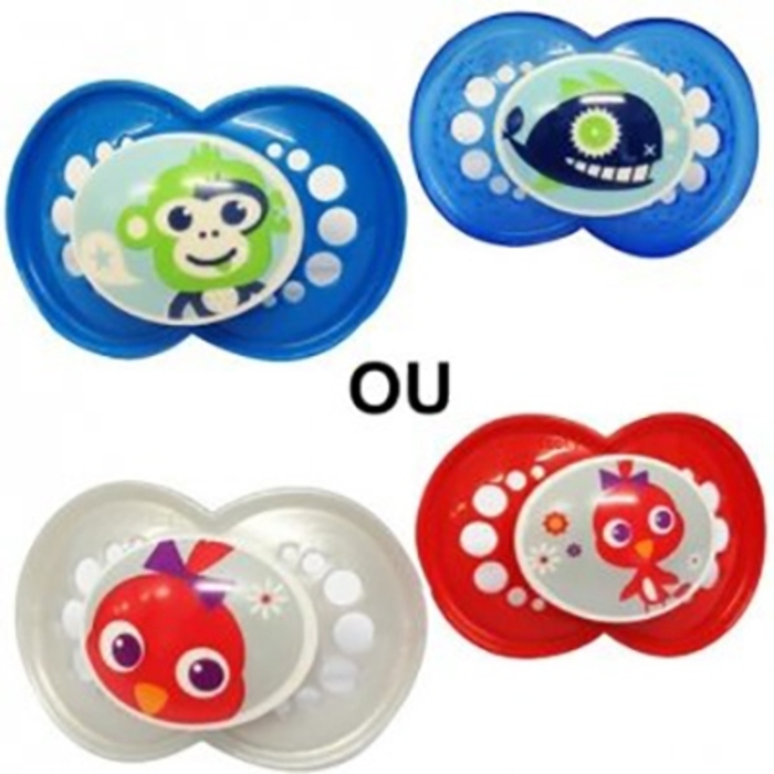 Photo de Mam sucette silicone +18mois animaux garçon x2 Mam Mam sucette silicone +18mois animaux garçon x2 Mam-199490